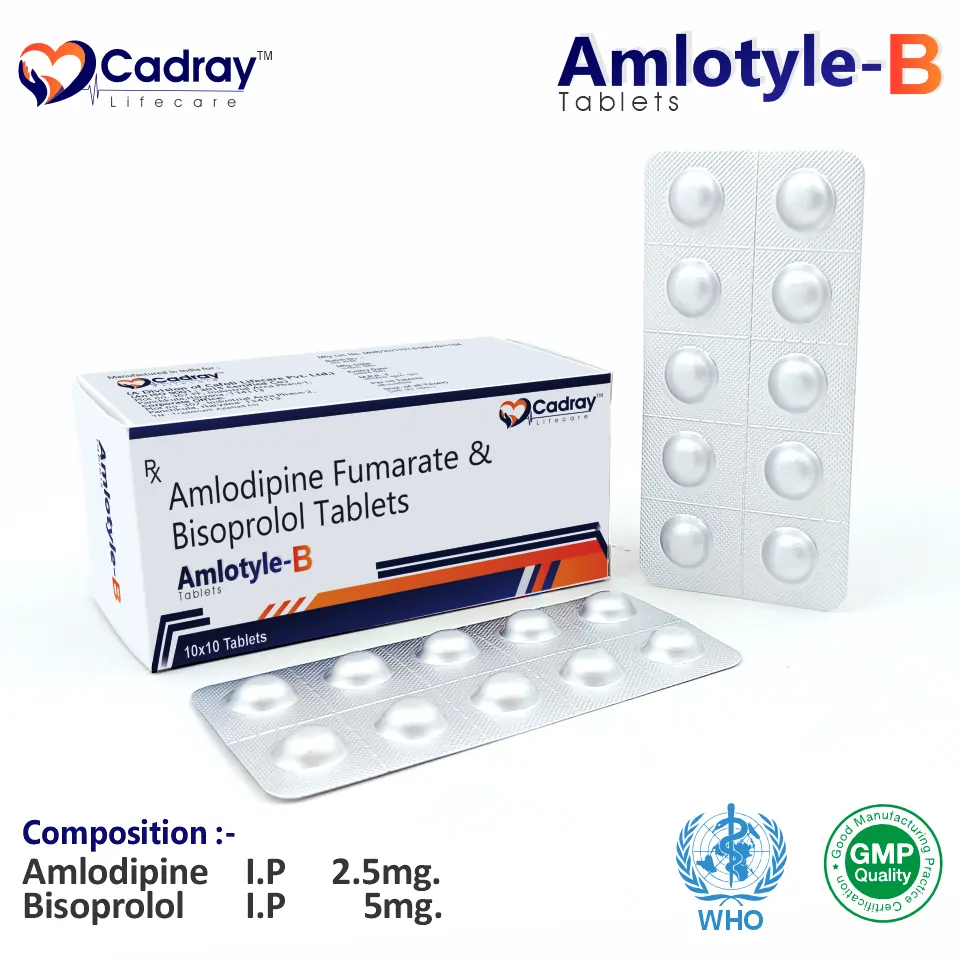 Amlodipine 2.5 mg + Bisoprolol 5 mg Tablet PCD Pharma